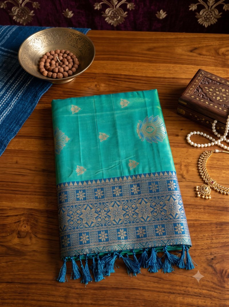 Devanshi By Ast Silk Fabric Elegant Border Saree